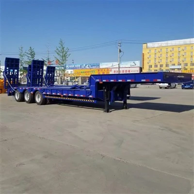 JT 40FT cov khoom qis lub txaj trailer sib npaug dav dav dav dav dav dav dav dav dav hlau siv tshuab thauj khoom lag luam